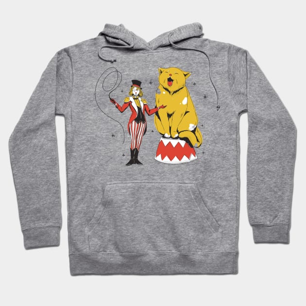 Domestic House Cat Tamer Hoodie by Cosmo Gazoo
